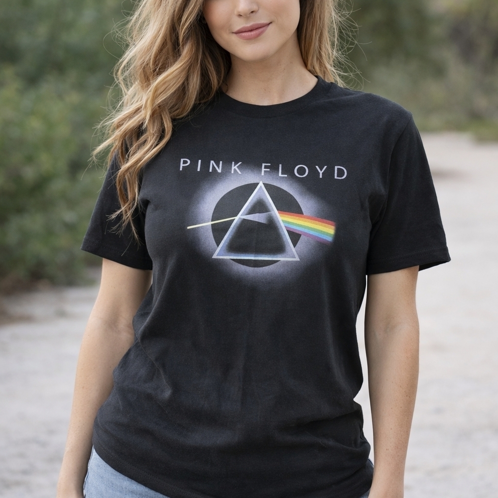 2/$20 Pink Floyd Black Short Sleeve Tee